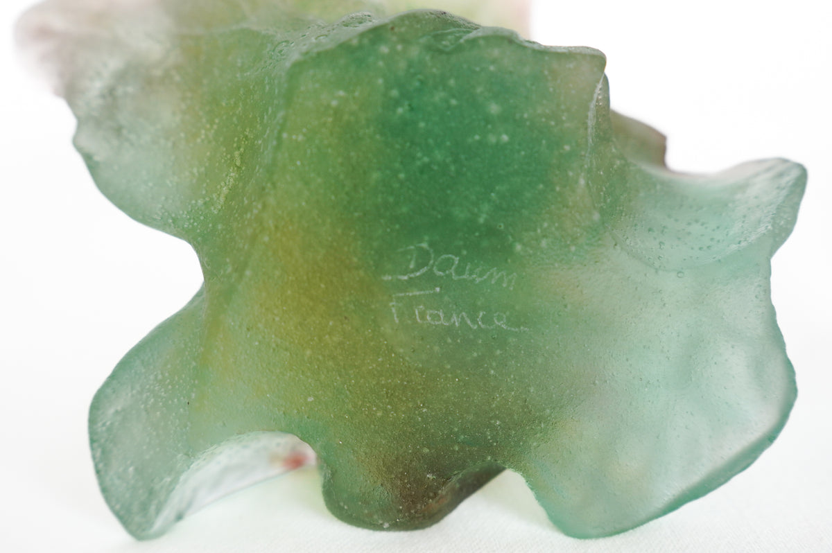 Bougeoir Daum en pâte de cristal