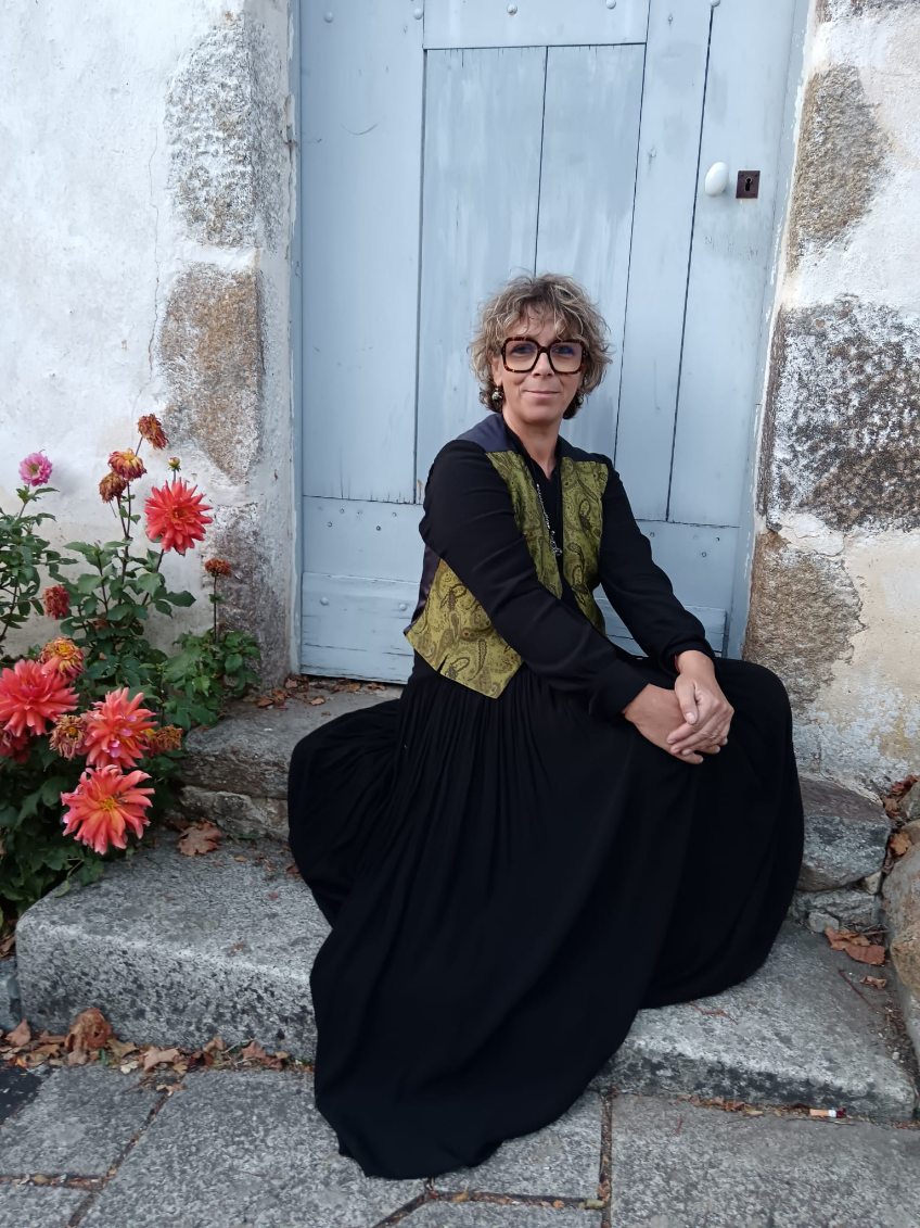 TEXT: Portrait of Nathalie D. (Heart and Cross brooches)