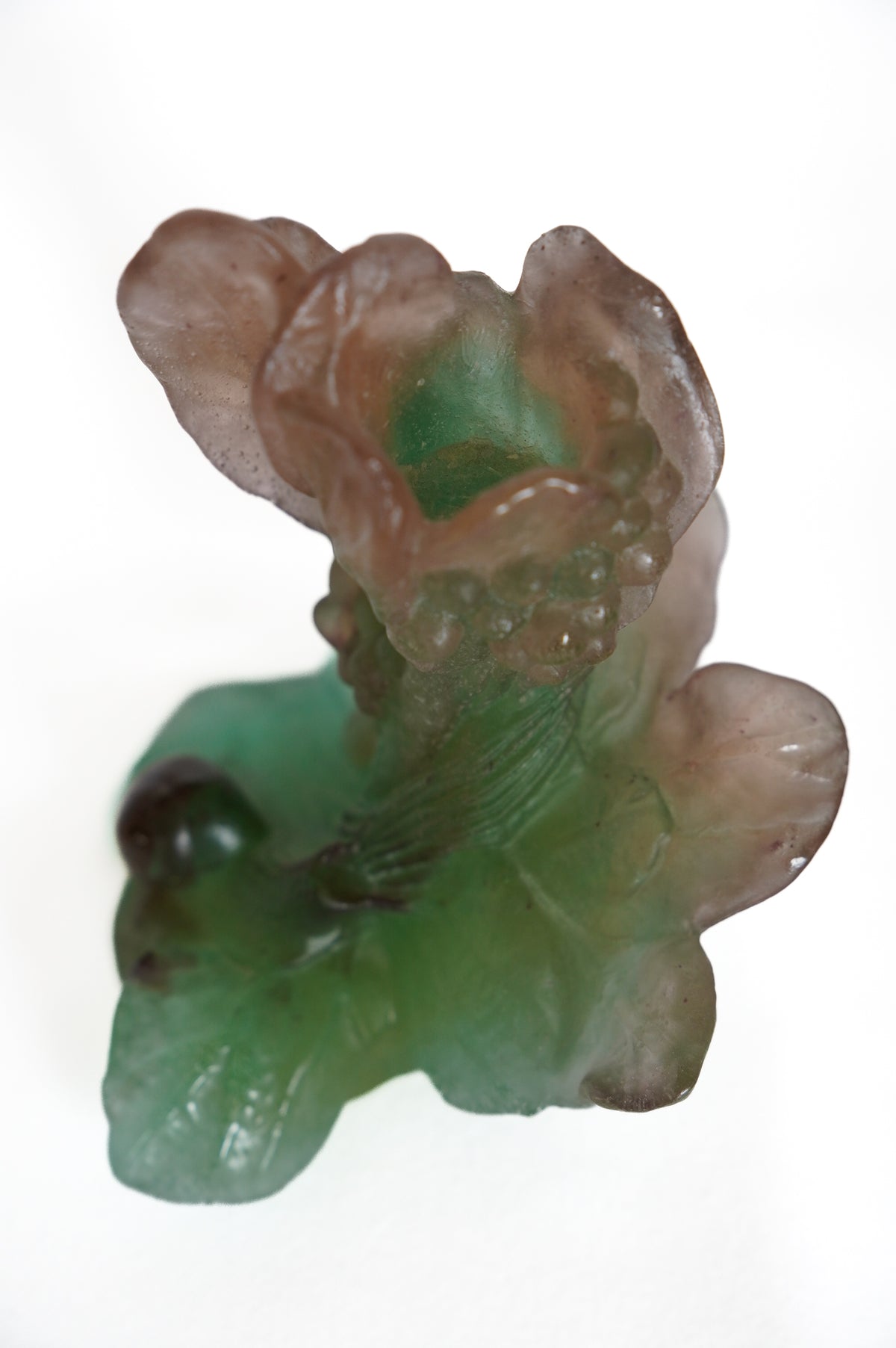 Bougeoir Daum en pâte de cristal