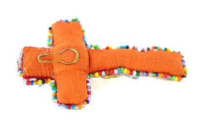 Angelic Cross Brooch - Unique Piece