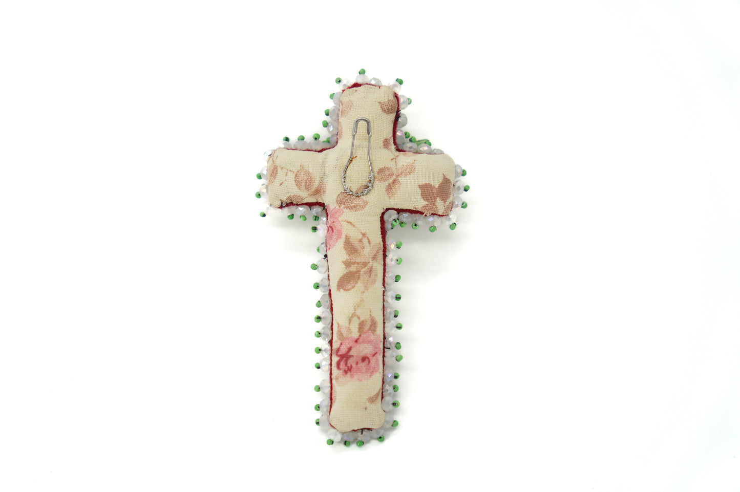 Red Cross Brooch - Unique Piece