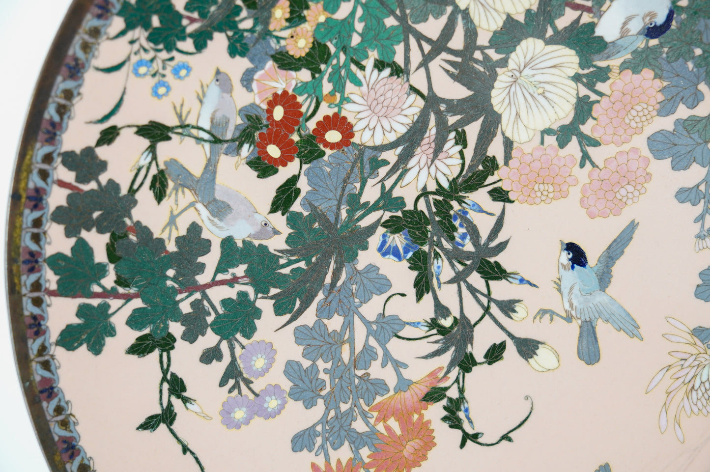 Japanese Cloisonné Platter - Unique Piece