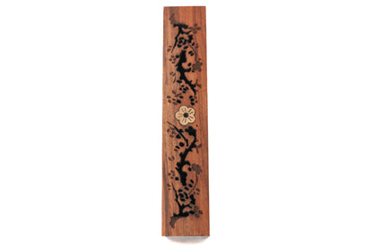 Coffret à encens Bois de rose "Cerisiers" - Petit modèle