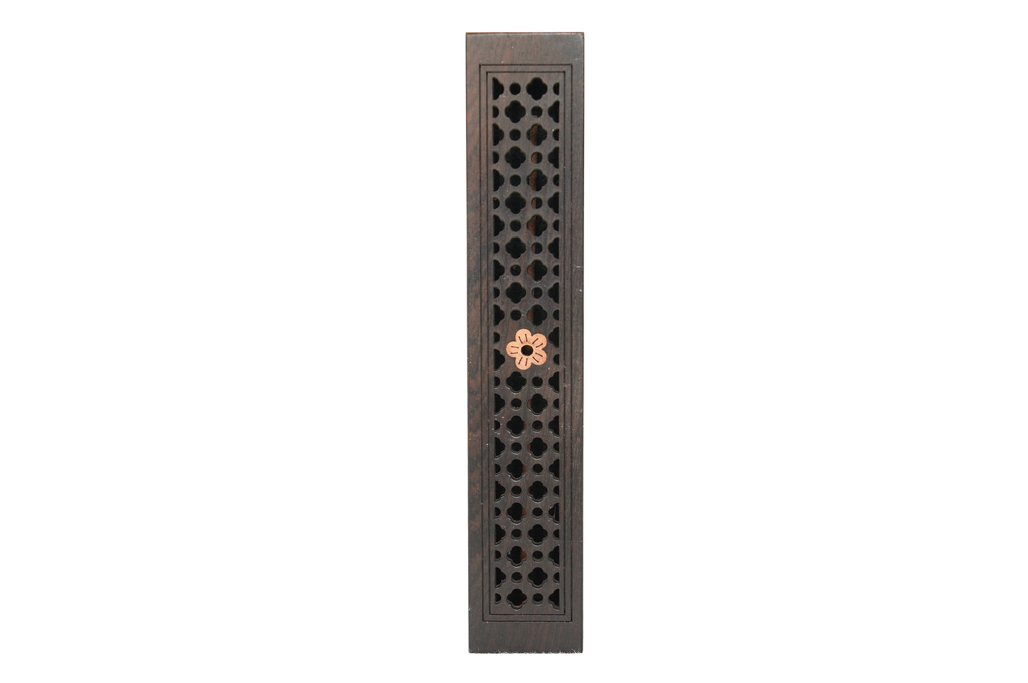 Coffret à encens Ebène "Floral" - Petit modèle