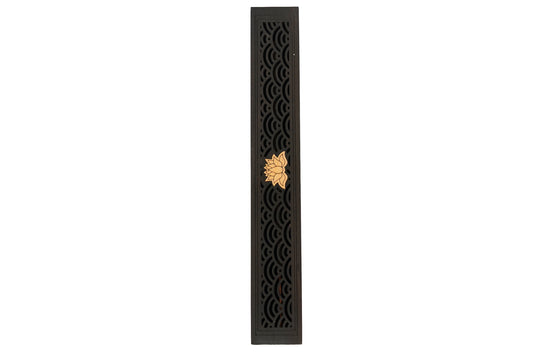 Coffret à encens Ebène "Nénuphar" - Grand modèle