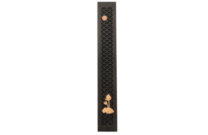 Coffret à encens Ebène "Eventails" - Grand modèle
