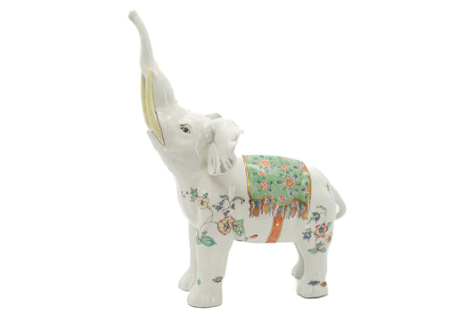 Porcelain elephant - Chantilly factory