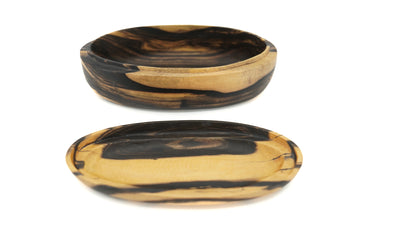 Large White Ebony Pebble Box