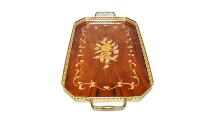 Italian marquetry tray