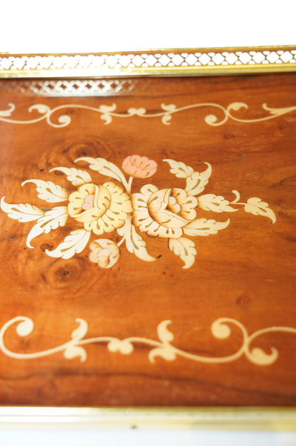 Italian marquetry tray
