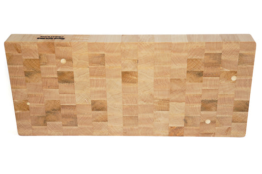 "Mysterious Charm" standing timber cutting board - Unique Piece