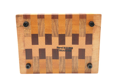 "Piano" standing timber cutting board - Unique piece