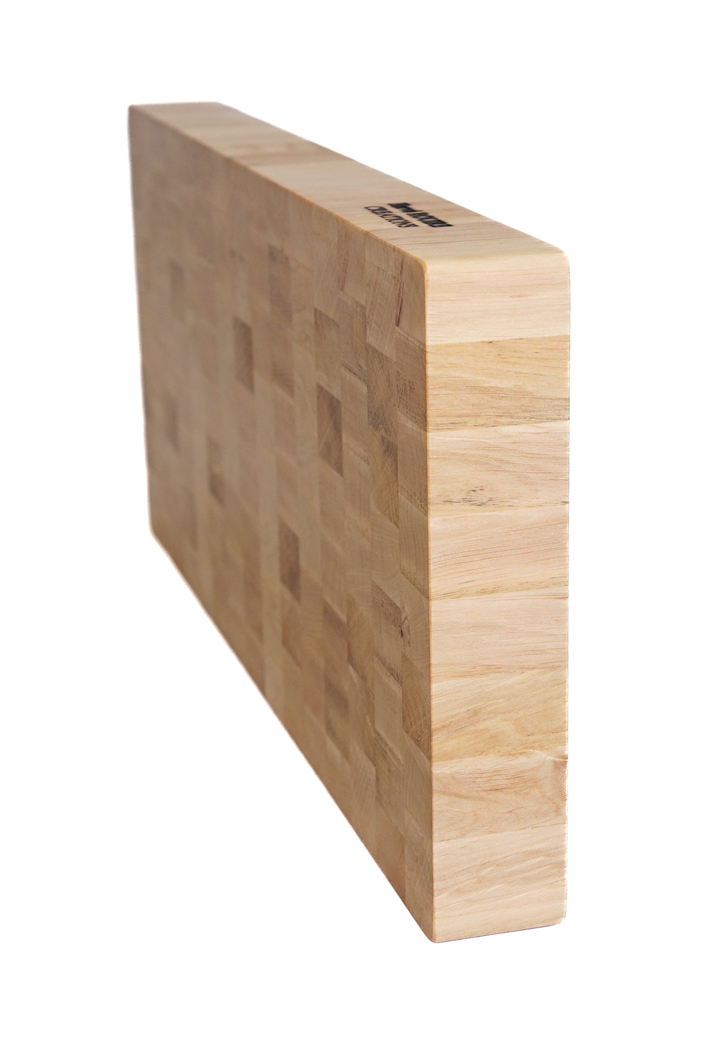 "Mysterious Charm" standing timber cutting board - Unique Piece