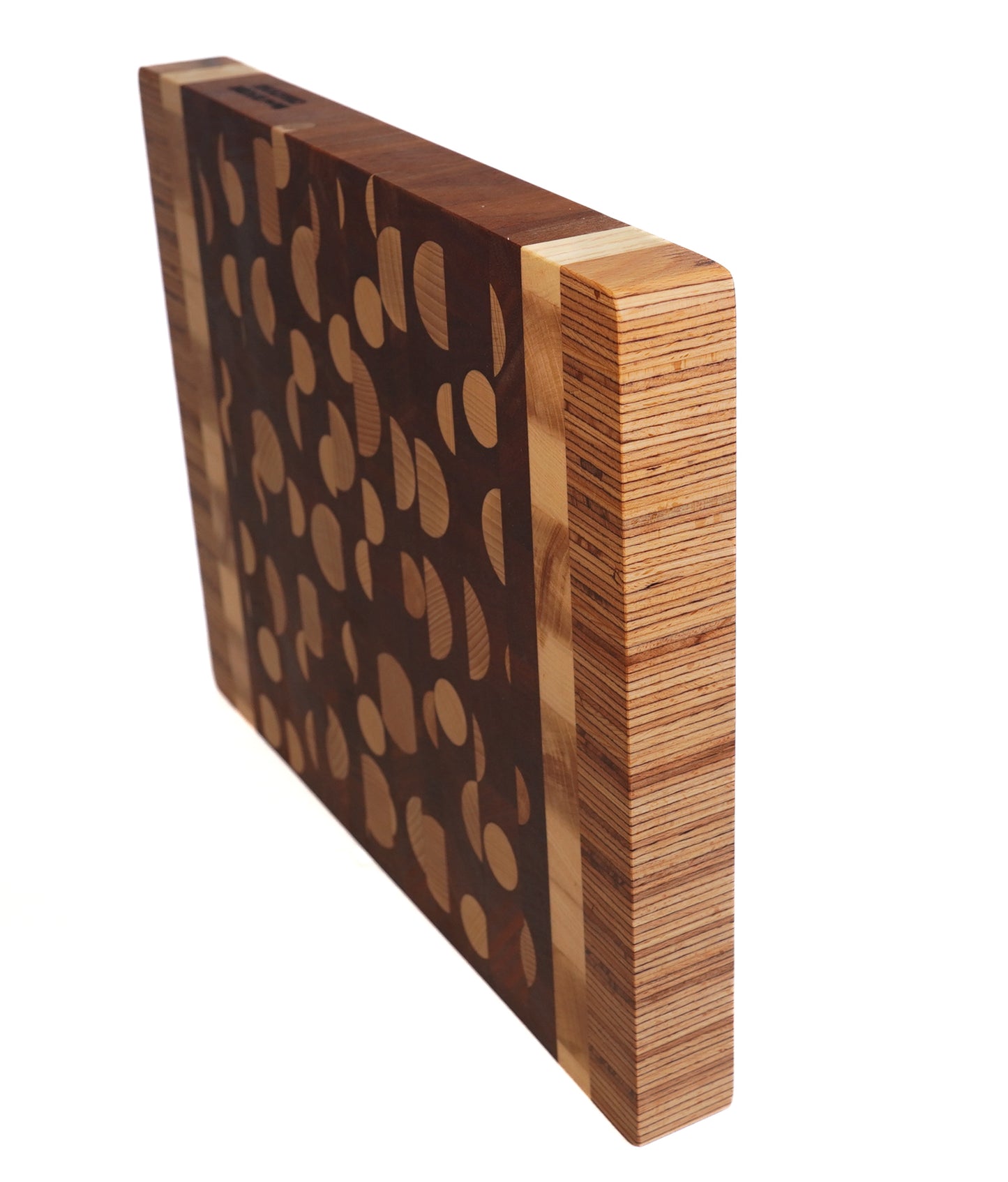 "Galaxy" standing timber cutting board - Unique piece