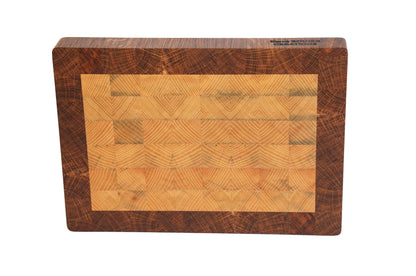 "Peacock" standing timber cutting board - Unique piece