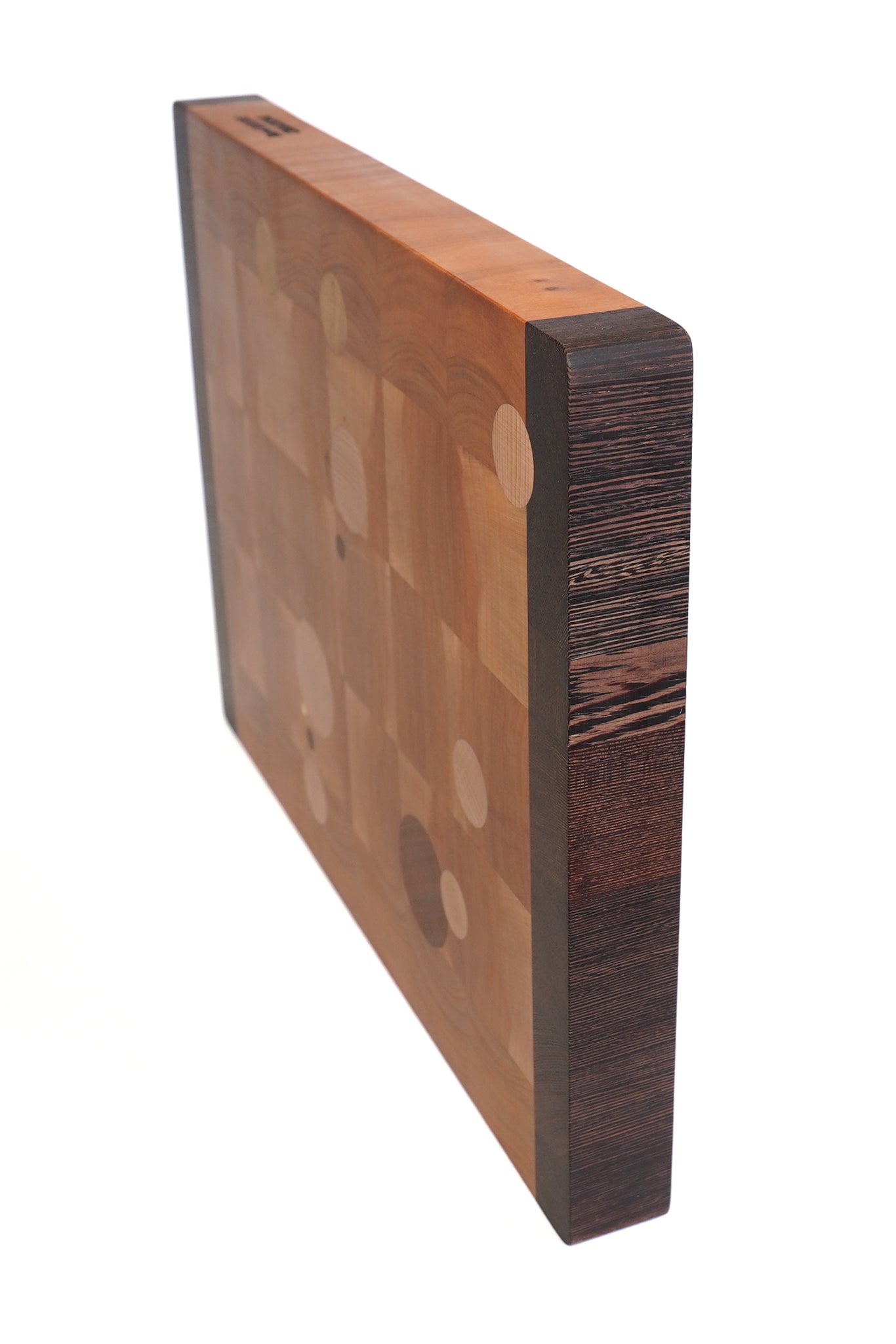 "12 Moons" standing timber cutting board - Unique piece