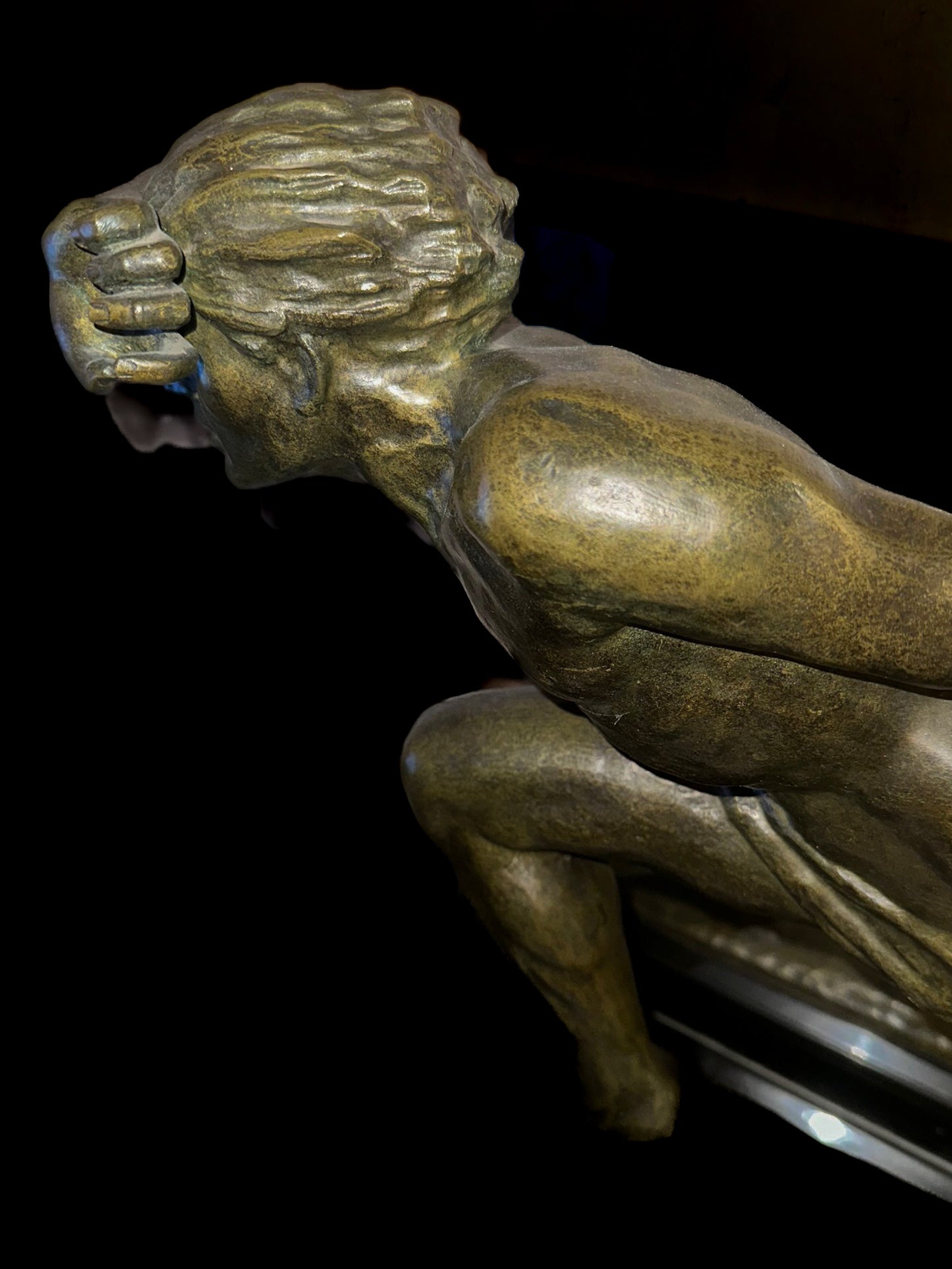 Sculpture Art Déco en bronze signée DALSON