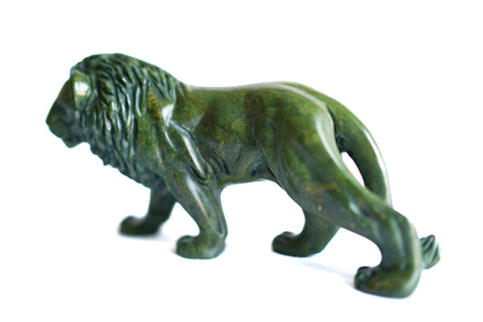 Lion carved in soapstone