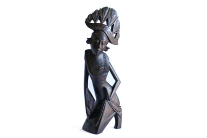 Statuette Balinaise en ébène