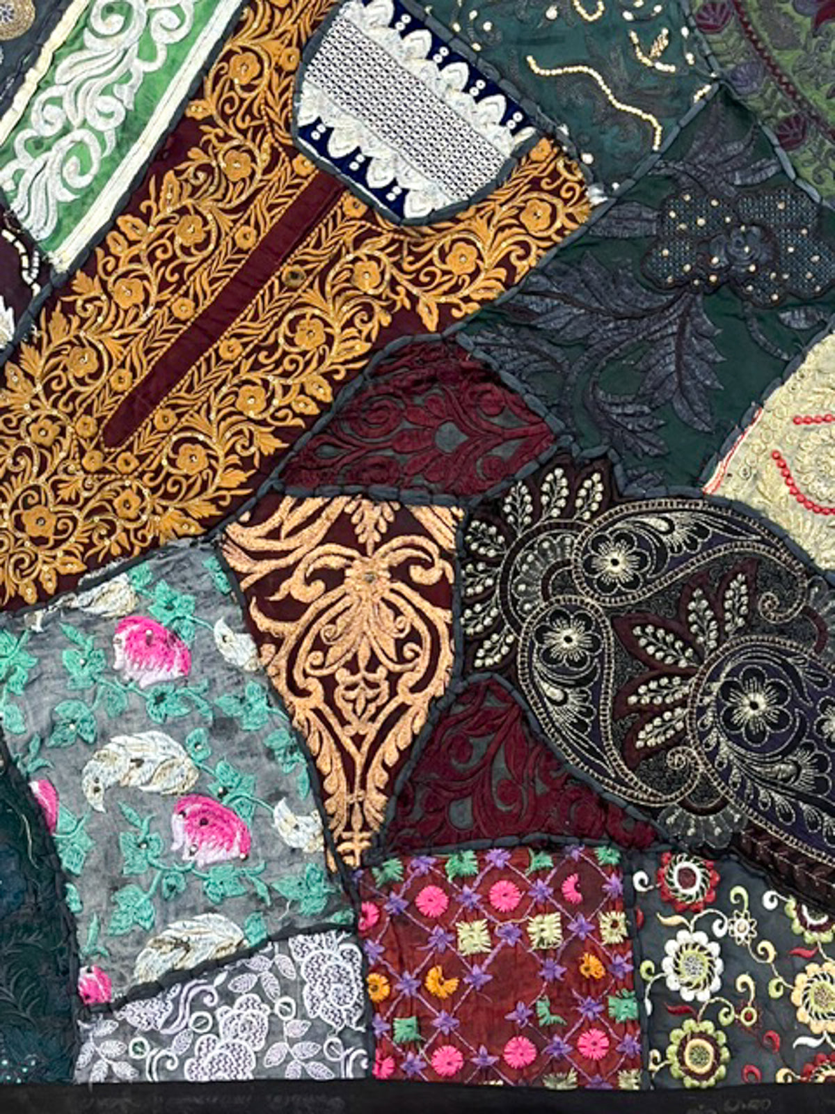 Tapis patchwork du Rajasthan