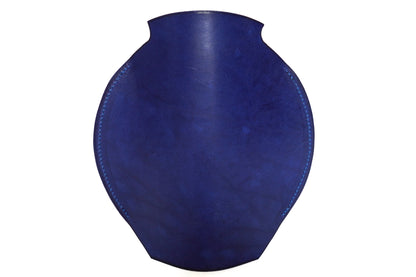 Cache-vase en cuir bleu - Série limitée