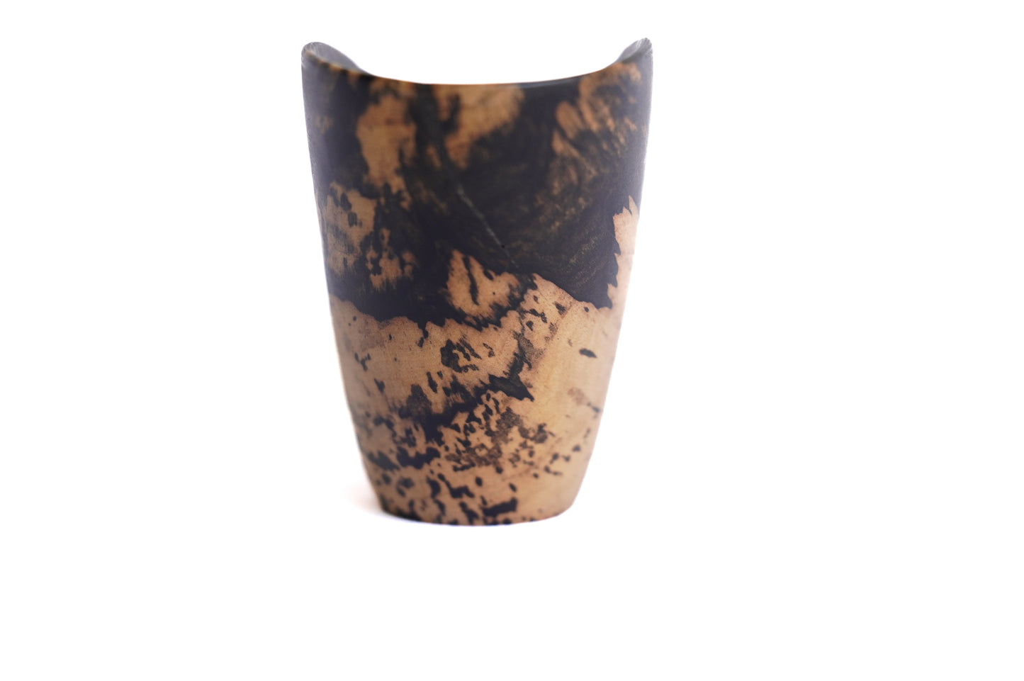 Vase Brianna Ebène White fox - Pièce Unique