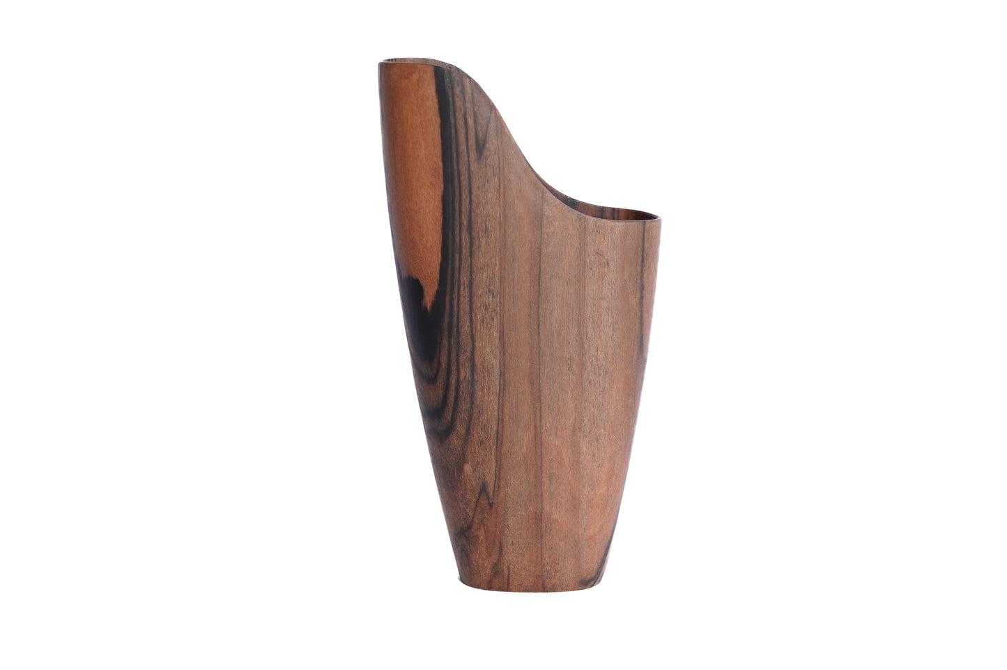 Vase Calista Ebène rouge Large - Pièce Unique