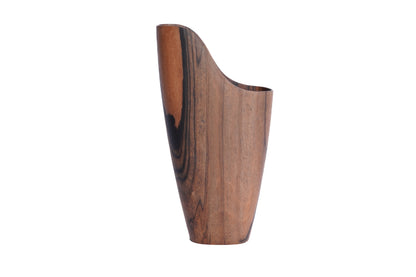 Vase Calista Ebène rouge Large - Pièce Unique
