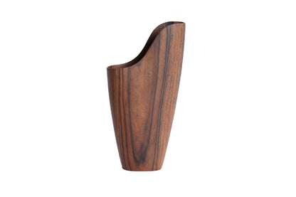 Vase Calista Ebène rouge Large - Pièce Unique