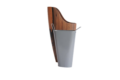Vase Calista Ebène rouge Large - Pièce Unique