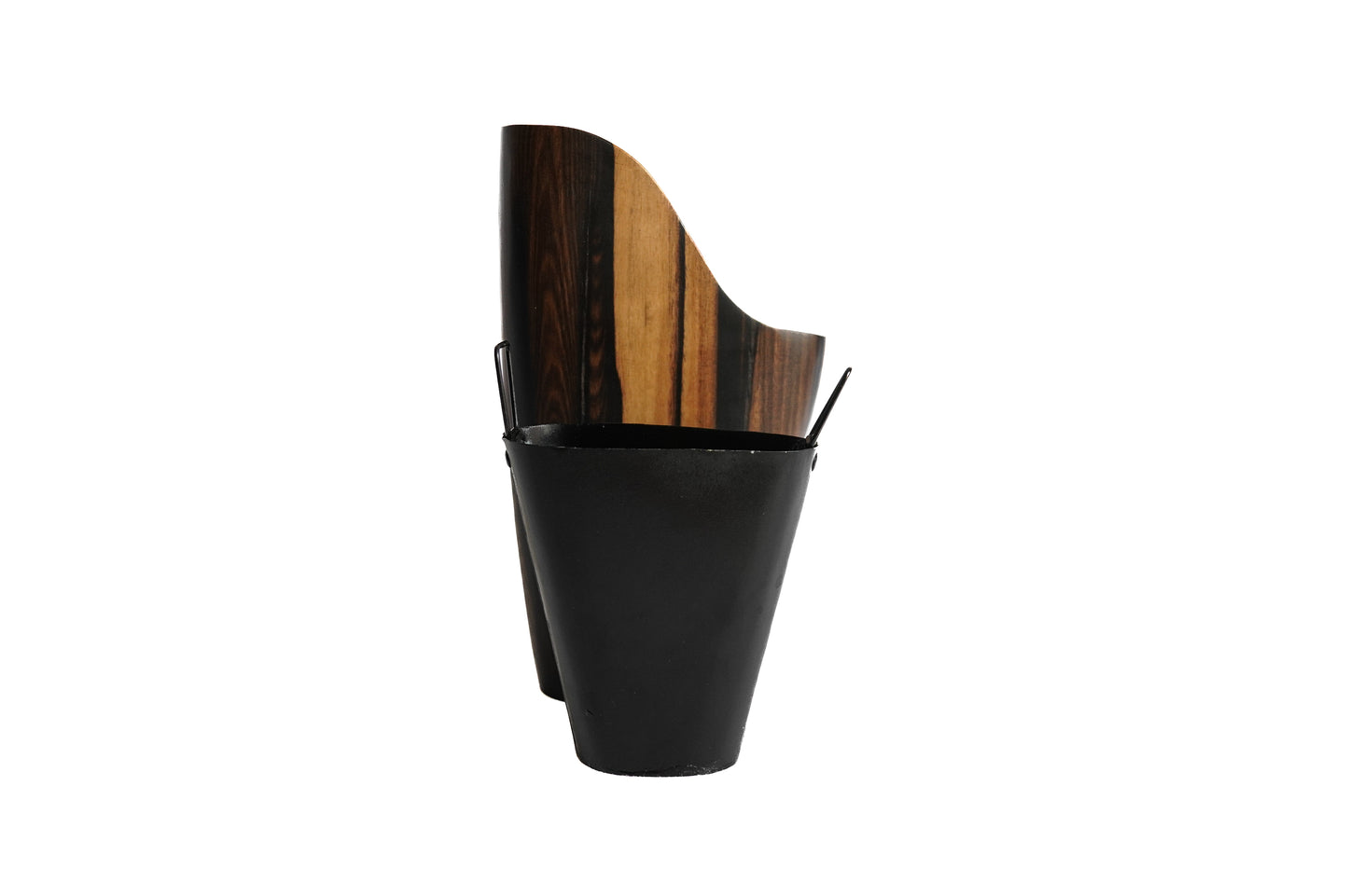 Vase Calista Ebène Rouge Small - Pièce Unique