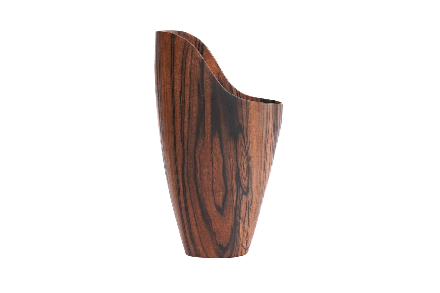 Vase Calista Ebène Rouge XL - Pièce Unique