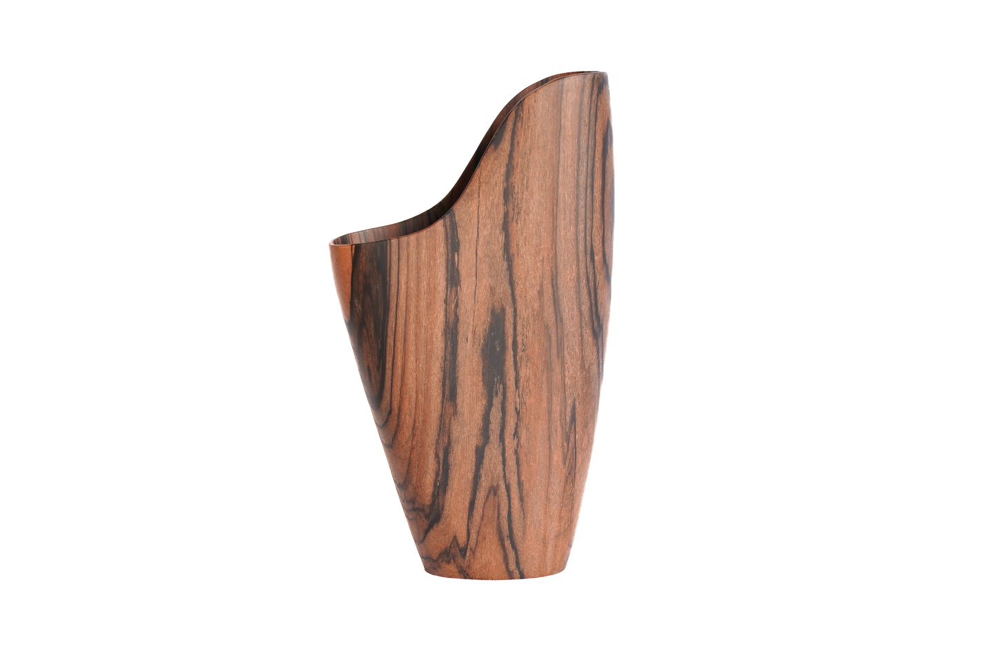 Vase Calista Ebène Rouge XL - Pièce Unique