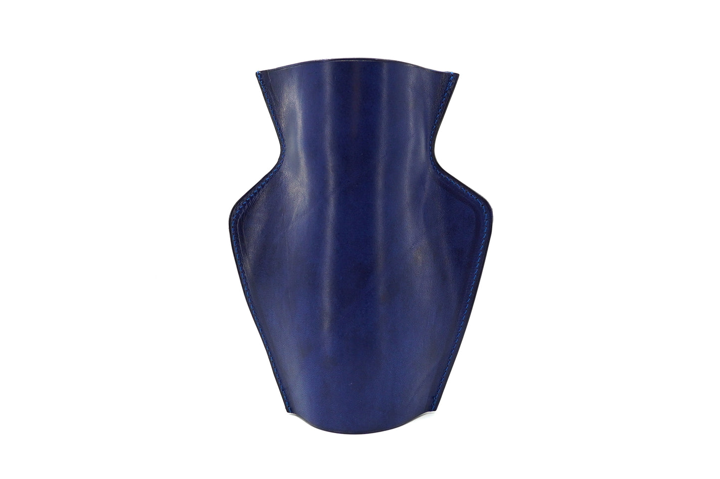 Cache-vase en cuir Bleu - Série limitée
