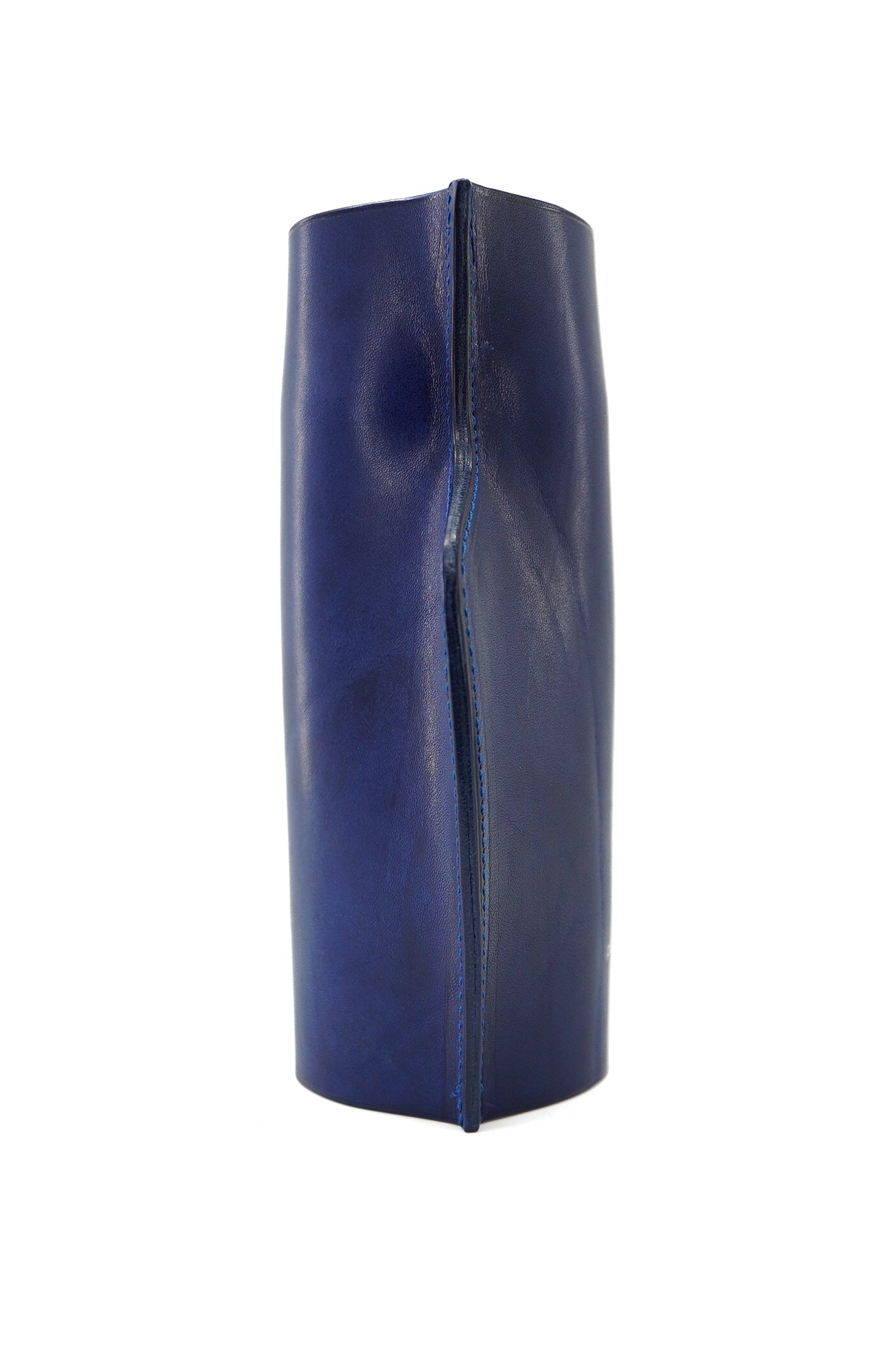 Cache-vase en cuir Bleu - Série limitée