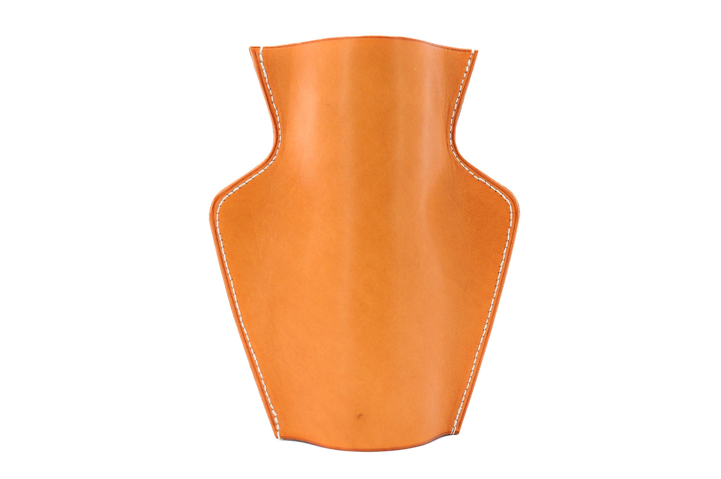 Cache-vase en cuir gold - Série limitée Point sellier