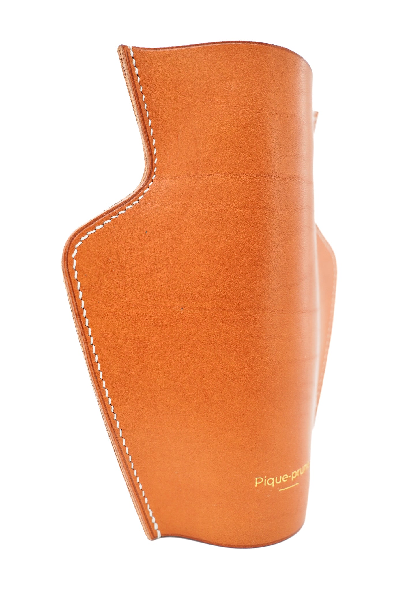 Cache-vase en cuir gold - Série limitée Point sellier