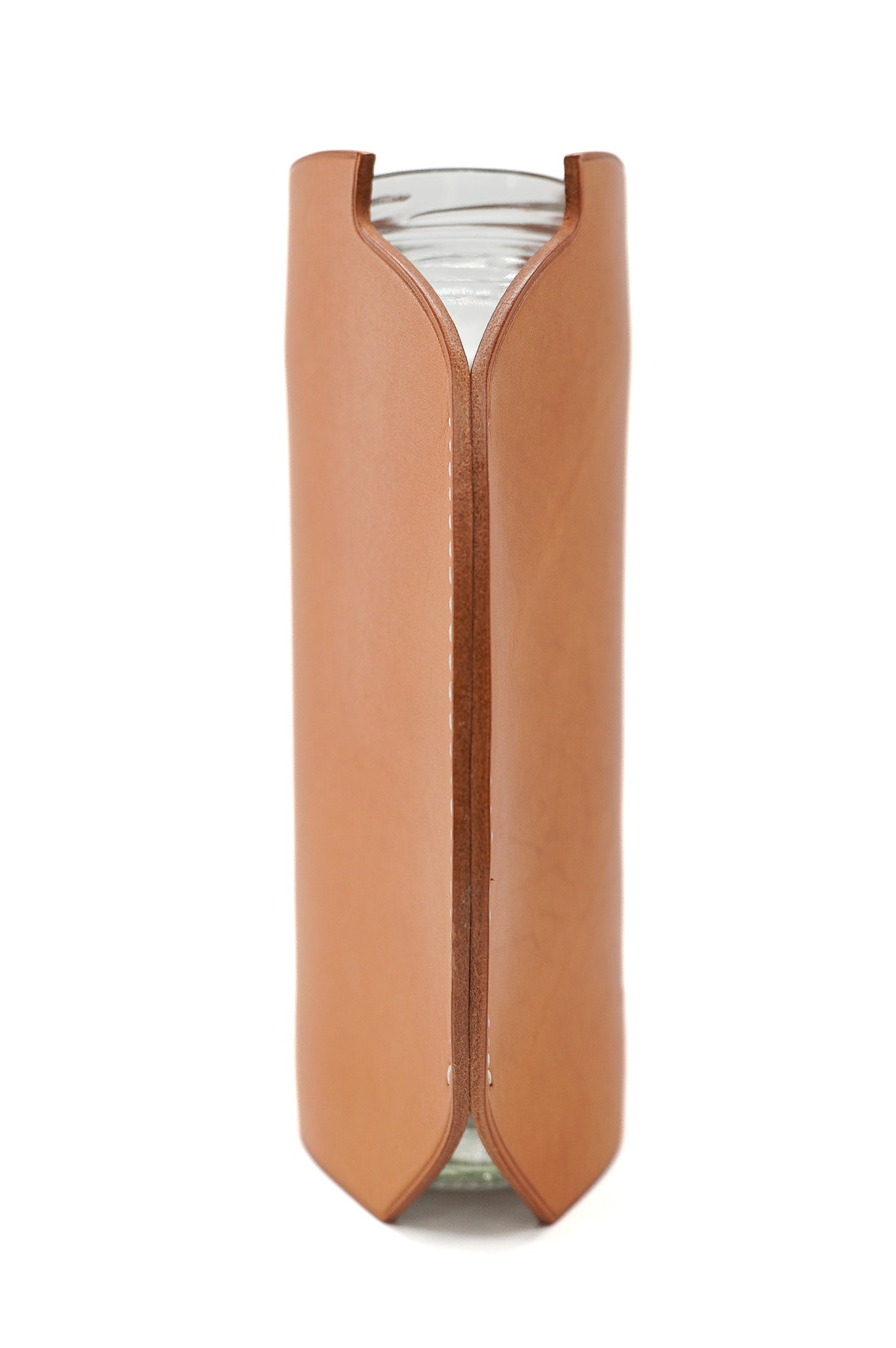 Cache-vase en cuir Gold - Série limitée Point sellier