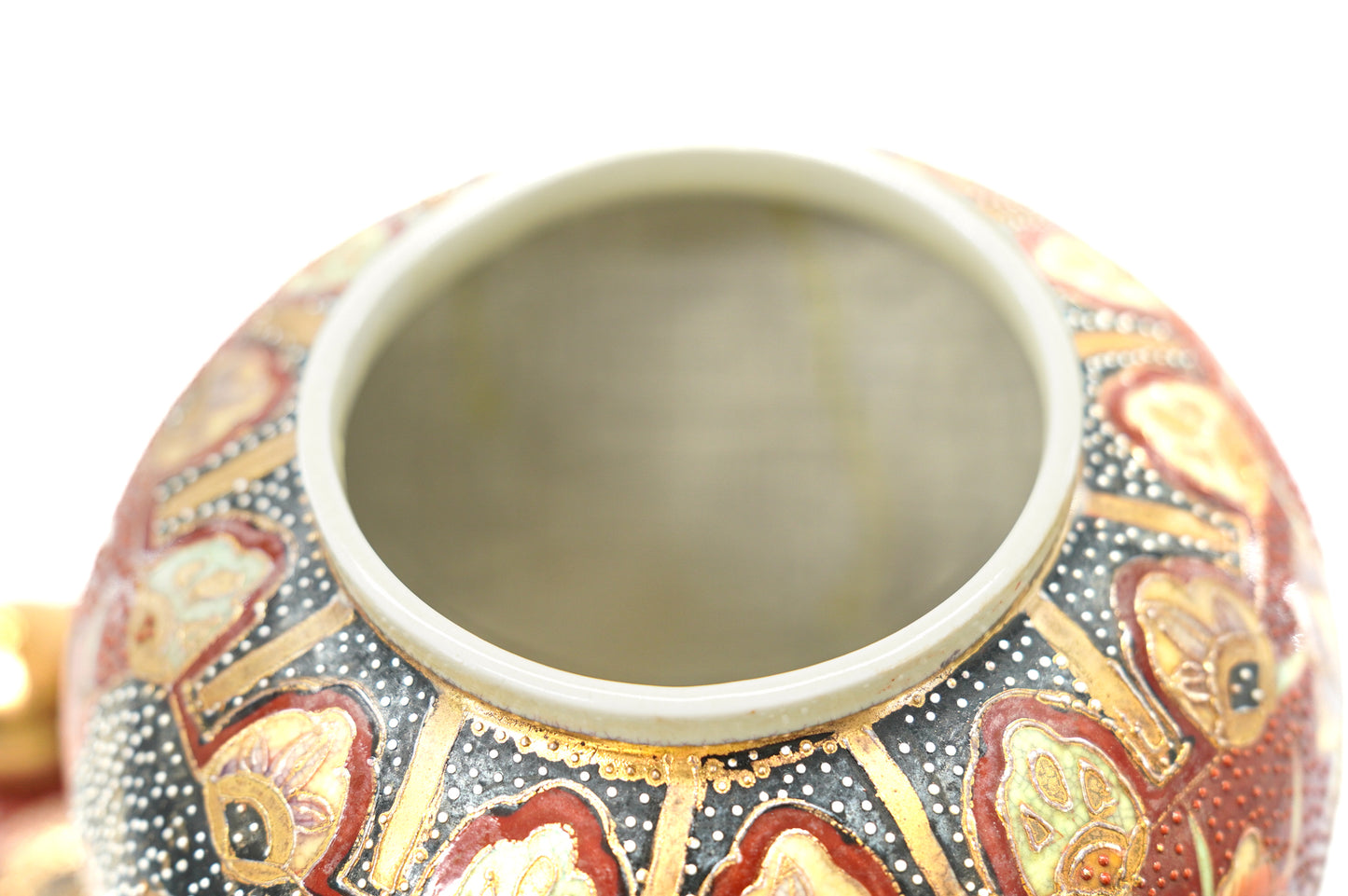 Vase ancien en porcelaine de style Satsuma