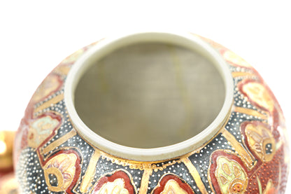 Vase ancien en porcelaine de style Satsuma
