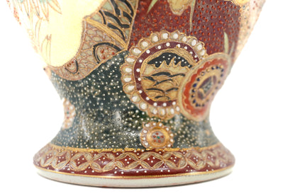 Vase ancien en porcelaine de style Satsuma